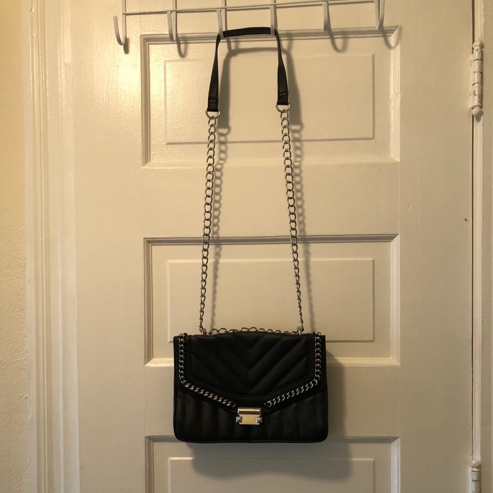 Black Leather Handbag